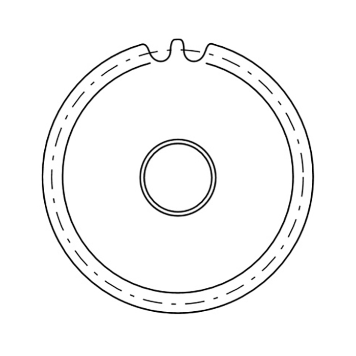 Зубчатая шестерня под расточку со ступицей и калеными зубьями, M=2, Z=24 PM28T24 ISKRA