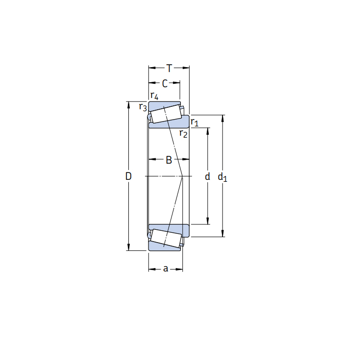 Подшипник 30203 J2 SKF
