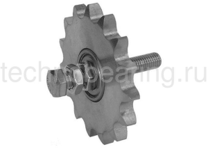 Звездочка натяжителя для однорядной цепи ZK 40-4S, 3/4"x7/16", Z=15, M12 RE011701 Sati