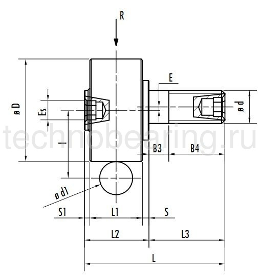 Цилиндрический ролик CC10/35 CTS
