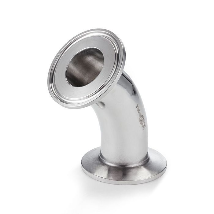 Отвод под Clamp 45 градусов, DN 100, нерж. сталь 316, TLCB100/45SS TITAN LOCK