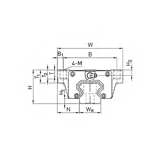 Каретка HCW20CCZAH (HGW20CCZAH) TECHNIX