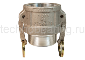 2,5in Соединение типа B розетка, наружная резьба BSP (нерж.) 250BSSB DIXON