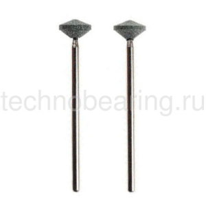 Кремний-карбид.боры для гравир.по стеклу, керам.(линза, 2 шт.,ø 8мм) 28272 Proxxon