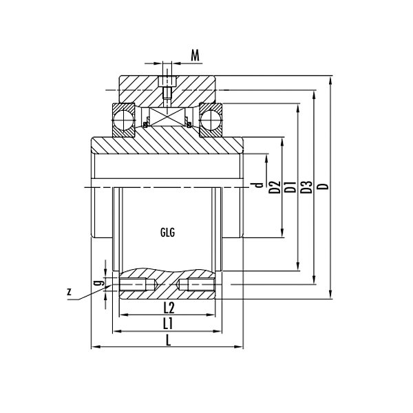 Обгонная муфта GLG80 ISKRA