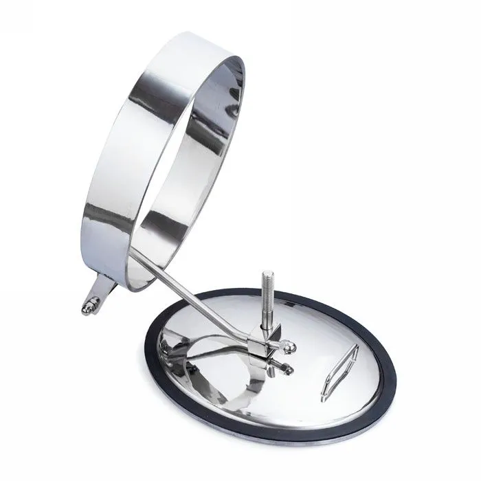 Люк овальный под давление нерж.304, 430x330 мм, внутр. открытие TLTOI43X33SP TITAN LOCK