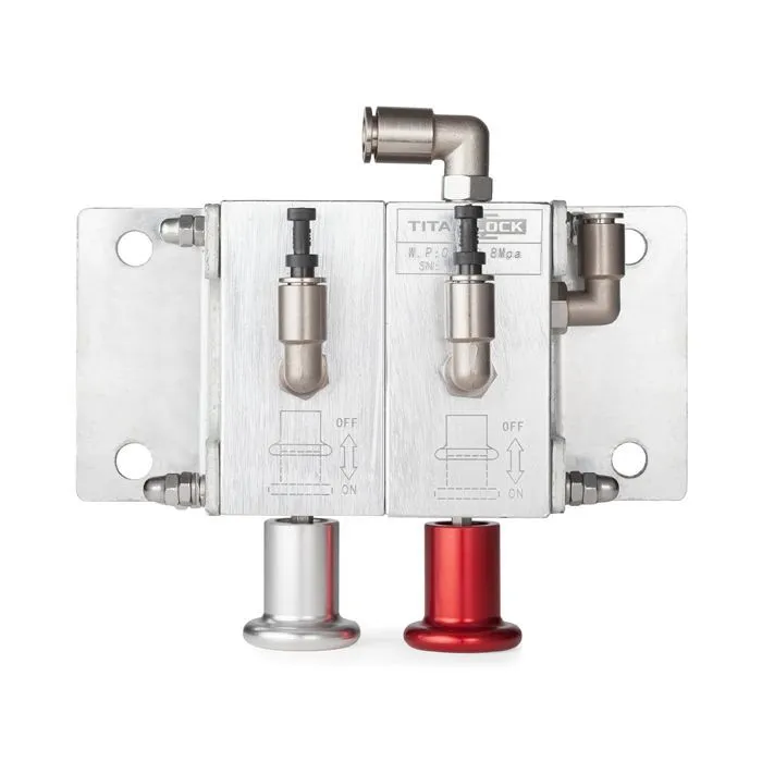 Пневматический блок управления донными клапанами автоцистерны 1-о отсечный, алюминий, TLCU1 TITAN LOCK