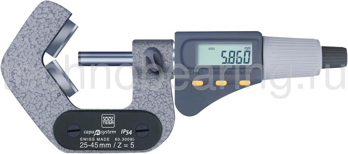 Микрометр цифровой с призматической изм. поверхностью MICROMASTER 5 - 20/0.001 мм 06030088 Tesa