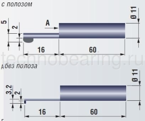 Измерительная головка SB60/10 с полозом и без полоза TESA