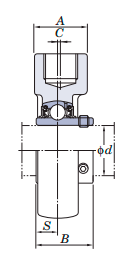 Подшипниковый узел UCHA209 FK