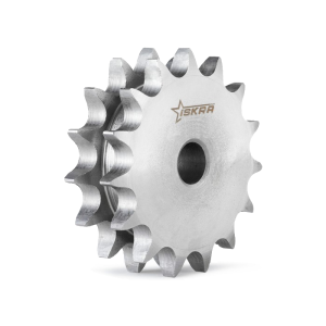 Звездочка двойная для однорядных цепей: 10B-1,Z=17,5/8"x3/8"DS10017(PHS10B-1DSA17) ISKRA