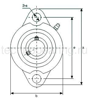 Подшипниковый узел SBLF205 ISB