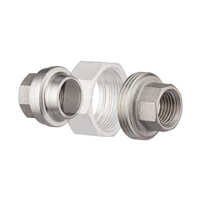 Американка конусная нержавеющая (AISI304) 1/4", ВР/ВР TL025UFFС TITAN LOCK