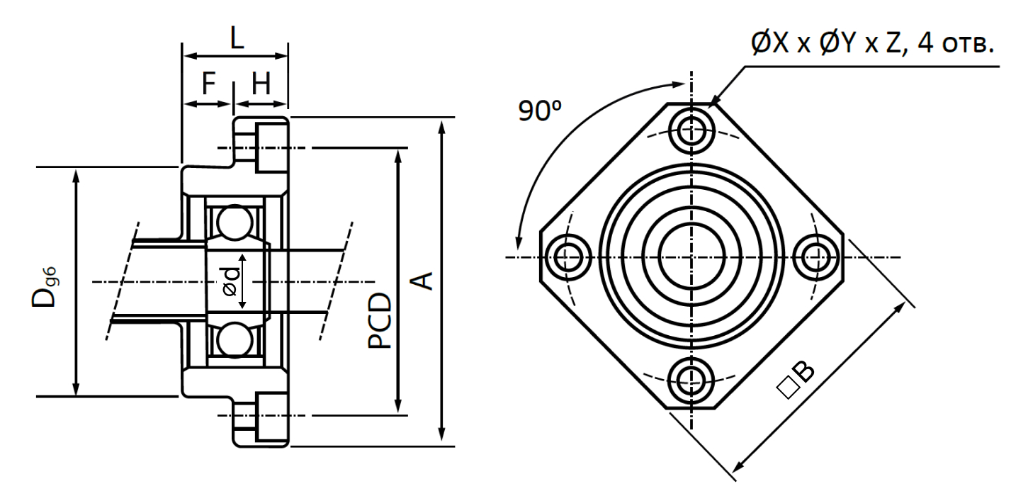 Опора ШВП FF20 ISKRA