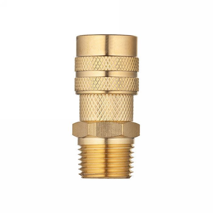 1/4in, БРС серия D, ISO 6150 B, розетка, нар.резьба, латунь TL2DFS-B TITAN LOCK