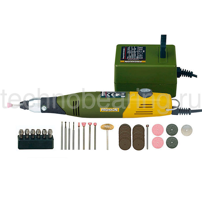 Набор (бормашина «Mikromot 60/Е», трансф., 34 расх., в чемодане) 28515 Proxxon