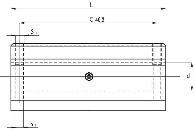 Линейный подшипник в сборе с корпусом SCW10UUAS NBS