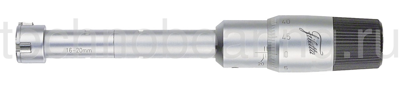 Гладкий трехточечный нутромер 12 - 16/0,005 мм 908.653 Filetta