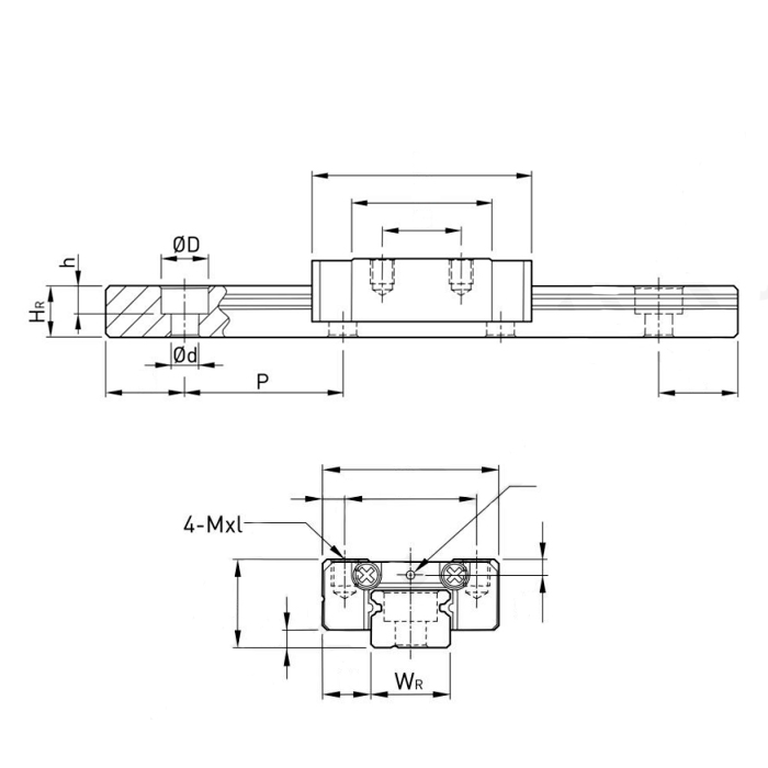 Направляющая MGWR9 ISKRA