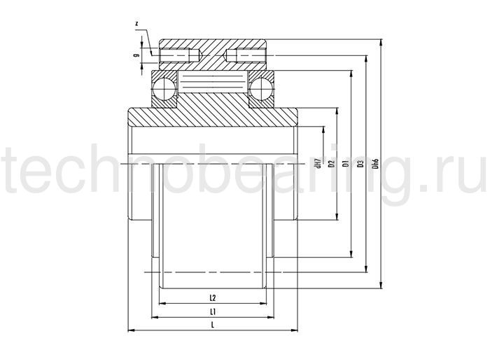 Обгонная муфта GL15 (GFR15) CTS