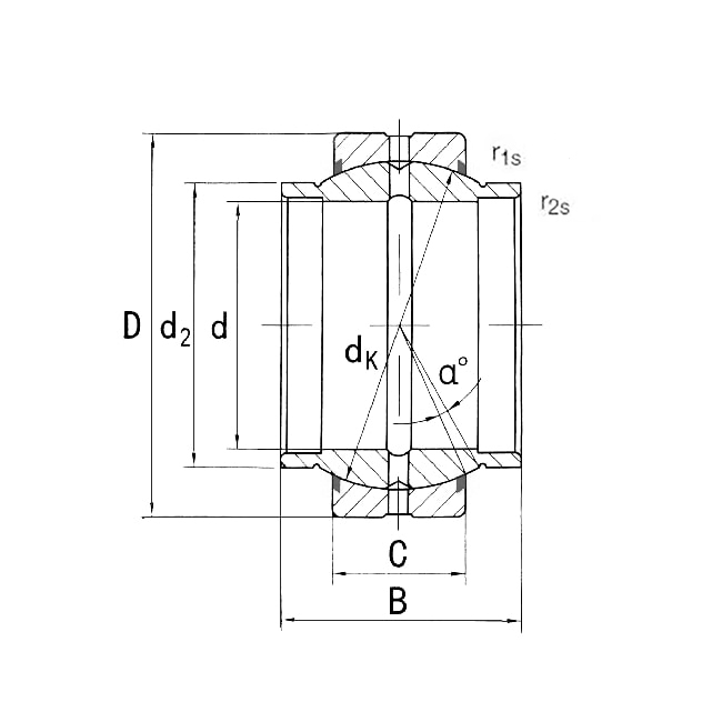 Подшипник GEEW50ES TECHNIX