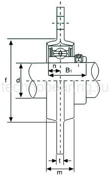 Подшипниковый узел BPF5-SBSS ISB