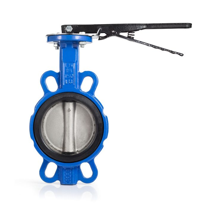 Затвор дисковый (бабочка) межфланцевый чугунный, диск нерж. 304, упл. EPDM, DN125 TL125FBVS-EP TITAN LOCK