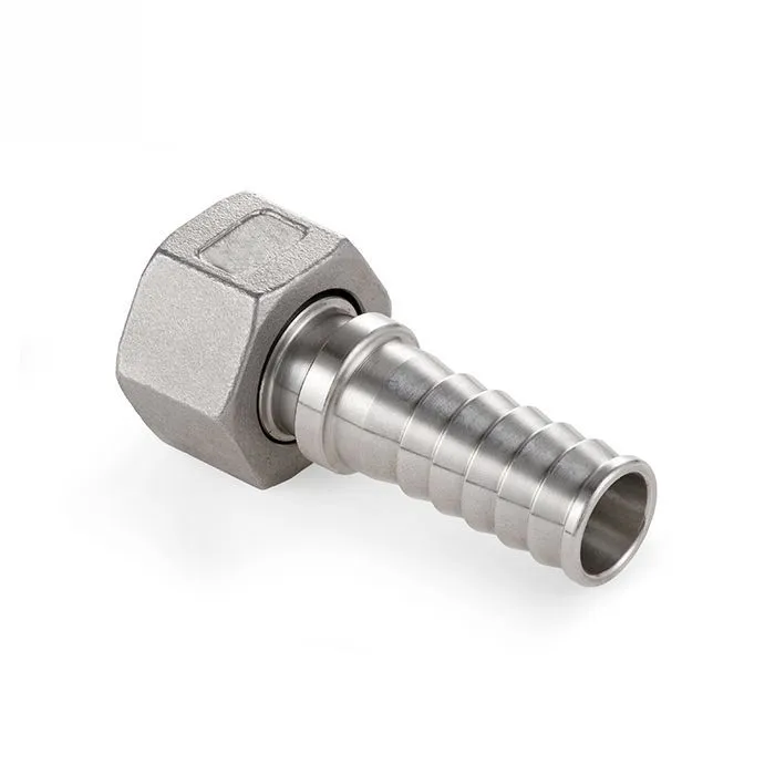 Штуцер для пара  DIN 2826, с концом под рукав, нерж.сталь 316, вн.резьба, 1 1/2" TLSTDIN-F1.1/2S TITAN LOCK