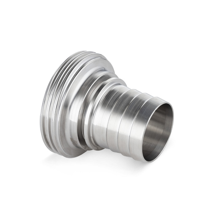 Резьбовой штуцер под рукав DIN 11851 DN40 нерж. 304 TL40THRS TITAN LOCK