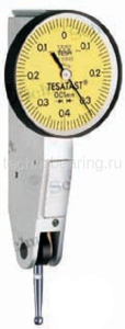Рычажный индикатор часового типа горизонтальный 0 - 0.2 мм, 0.002 мм 01810009 Tesa