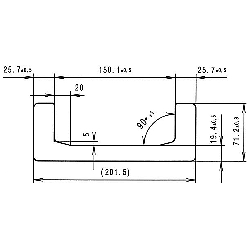 Направляющая Standard 6 NbV Winkel