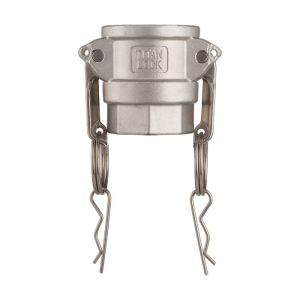 Камлок нержавеющий тип D розетка, внутр. резьба BSP 3/4", AISI304, TL75DSS TITAN LOCK