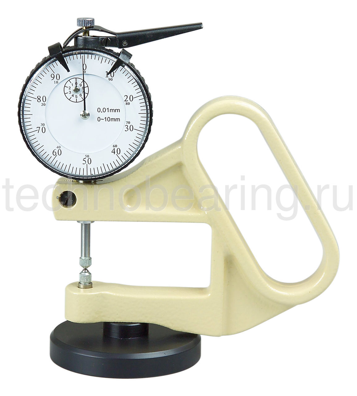 Толщиномер с игольчатыми губками 0-10мм/0.01мм 853.007 Filetta