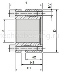Зажимная втулка KLAA180 (PHF FX41-180x235) Sati