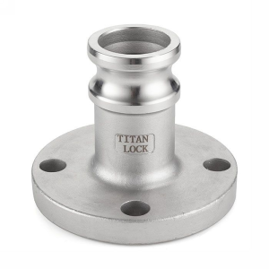 Камлок нержавеющий тип FA, ниппель с фланцем 2 1/2", AISI316, TL250FASS TITAN LOCK