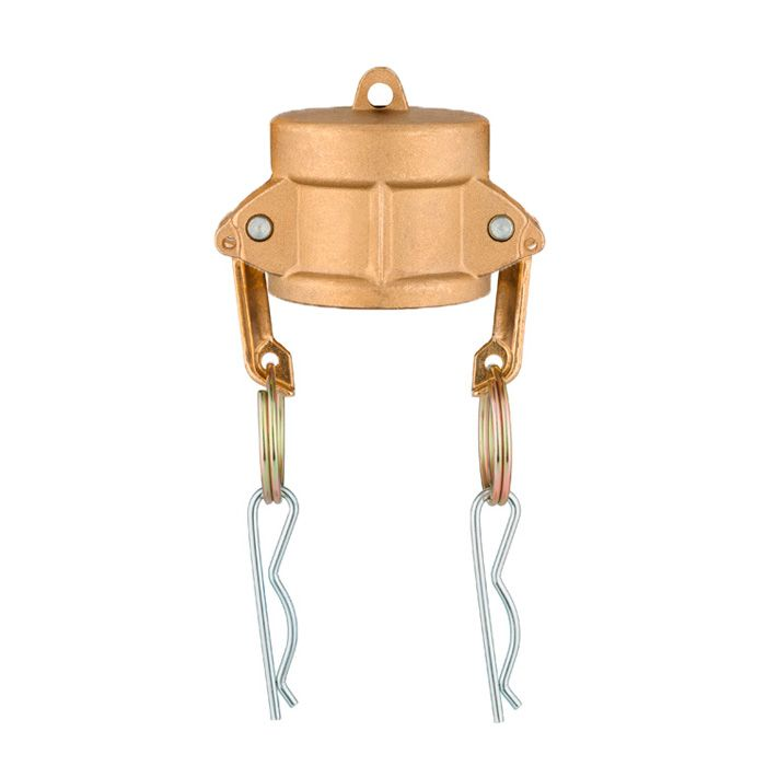 Камлок латунный тип DC, заглушка для ниппеля 2 1/2", TL250DCBR TITAN LOCK
