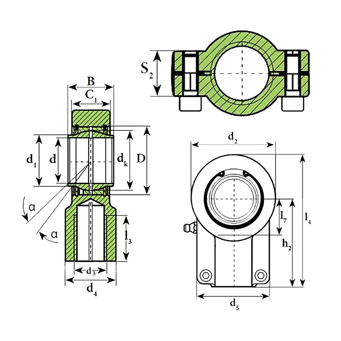 Шарнирный наконечник TAPRCE695 ISKRA