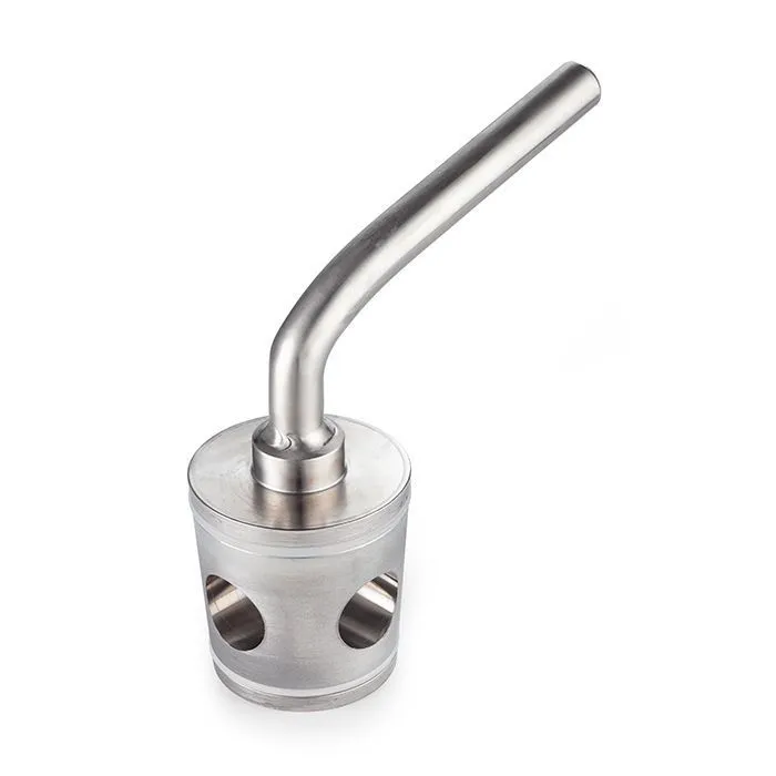 Кран пробковый трехходовой нерж 304, тип L, DN32, TL3СV32L-S TITAN LOCK