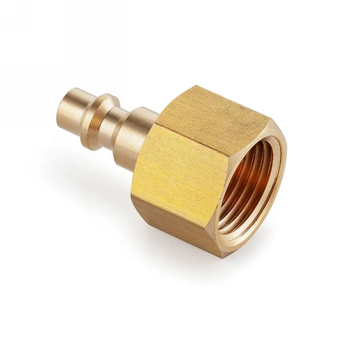 БРС серия D, ISO 6150 B, ниппель, внутр.резьба, латунь, 1/2in TL4DM-B TITAN LOCK