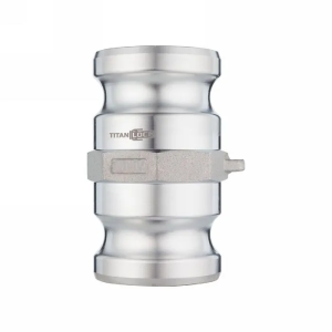 Камлок алюминиевый тип AA (переходник ниппель 4" х ниппель 4"), TL400AAAL TITAN LOCK