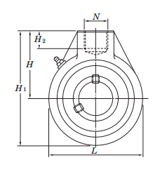 Подшипниковый узел UCHA209 FK