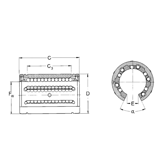 Подшипник LBCT16-D-2LS SKF