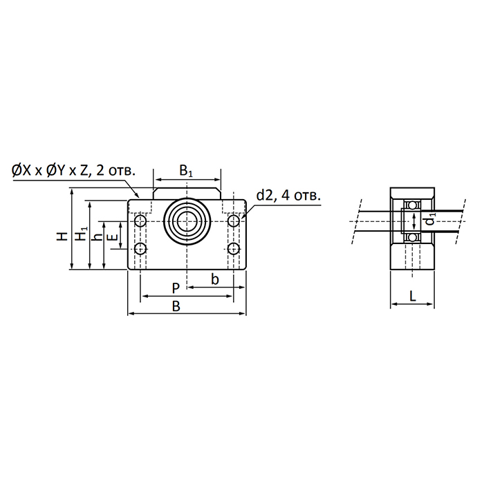 Опора ШВП BF12 ISKRA