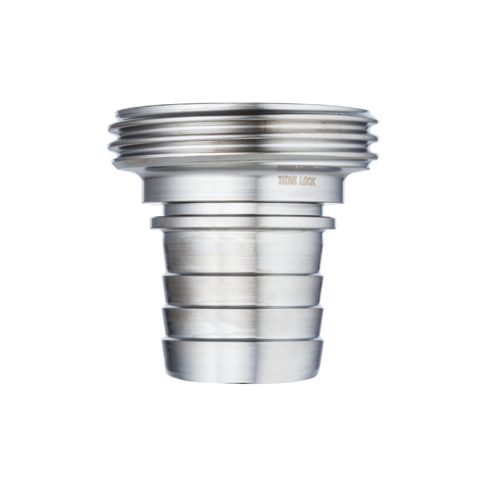 Резьбовой штуцер под рукав DIN 11851 DN40 нерж. 304 TL40THRS TITAN LOCK