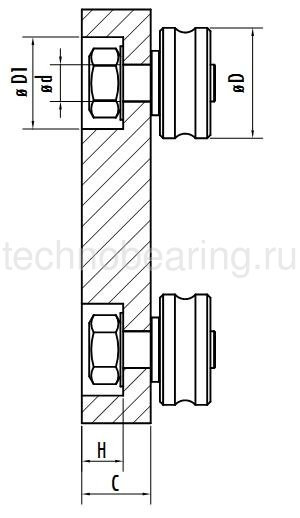 Тележка M605 CTS