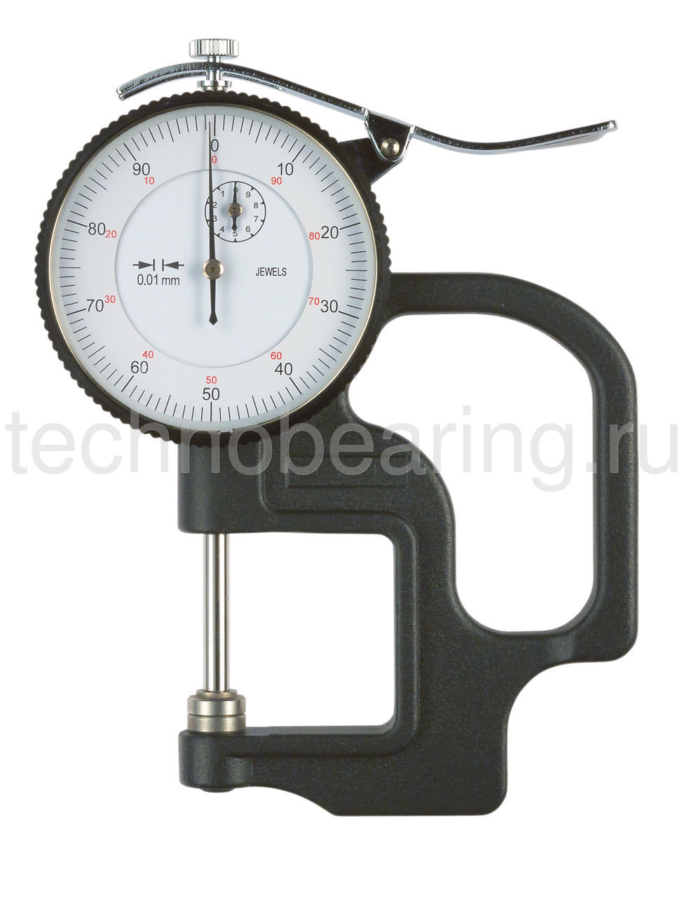 Толщиномер стрелочный 0-10мм/0.01мм/30мм 906.447 SCHUT