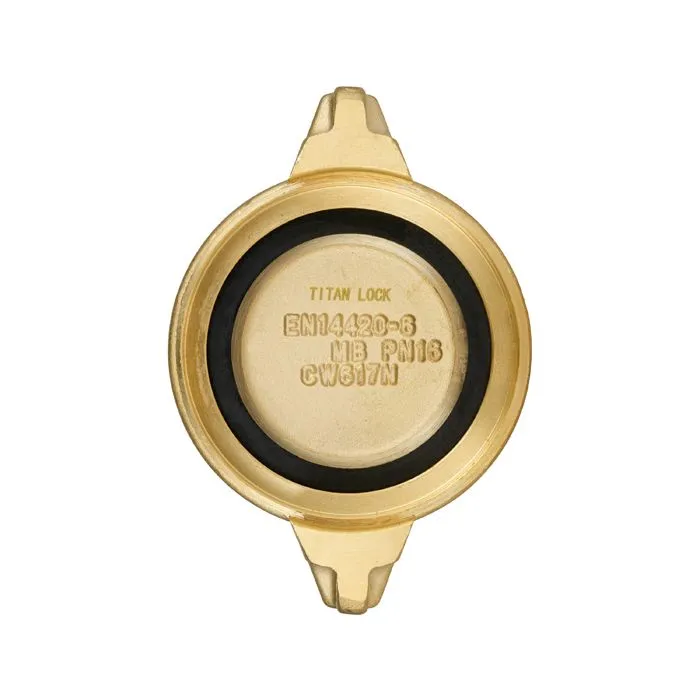 Соединение TankWagen, крышка для штуцера, латунь, TLMB80BR TITAN LOCK