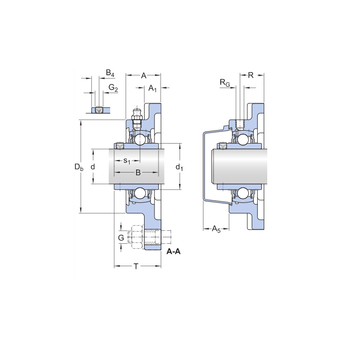 Подшипниковый узел UCF206/H SKF