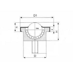 Шариковая опора SP 15 B-FL TECHNIX