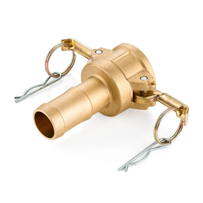 Камлок латунный тип С, розетка с хвостовиком 2 1/2", TL250CBR TITAN LOCK